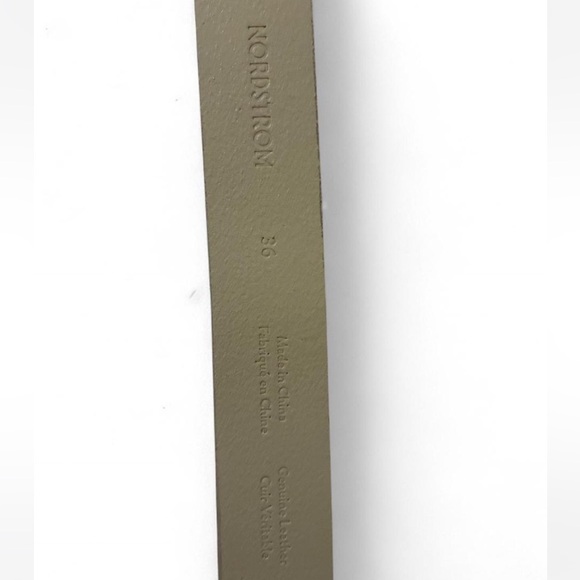 Nordstrom Beige Genuine Leather Belt - Picture 4 of 4
